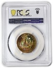 1970 Pcgs Unc Detail - Great Britain Toned 1 2d Penny S-4158 Coin  63029a