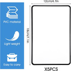 5pcs Full Page Magnifying Glass For Reading  3x Lightweight Flat Optical Fresnel
