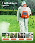 Vevor Battery Powered Backpack Sprayer 4 Gal Tank 0-90 Psi Adjustable Pressure