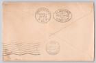 Boston  Mass Back Bay Station Flag Cancel  2c Jefferson  Elmwood R i  1904