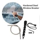 Universal 17  Whip Car Crash Emergency Escape Tool Hardened Steel Window Breaker