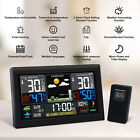 Digital Lcd Indoor Outdoor Weather Station Clock Calendar Thermometer Wireless