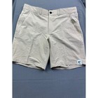 George Men Above The Knee Stretch Synthetic Shorts Stone Wash 36 9in Inseam New