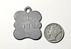 1900 Dog Tag  Heavy Brass  Number 1034 No Affiliation Noted  25 00 Free Shipping