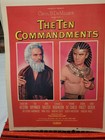 The Ten Commandments Window Card Movie Poster 1956  14x22 Charlton Heston