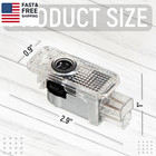 4 Pack Car Door Lights  Compatible With A1 A3 A4 A4l A5 A6 A6l A7 A8 Q3 Q5 Q7 T