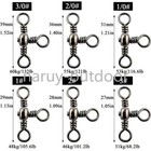 100pcs 3 Way Swivels Fishing Barrel Cross-line T-turn Connector Fishing Tackle
