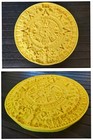 Concrete Rubber Mold Aztec Calendar Wall Texture Mat Texture Stamp Mat