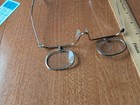 Vtg Antique Rare  Medical Magnifier Flip Glasses Goggles Eyeglasses Prop