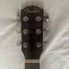 Fender Fa-100 Parlor Acoustic Guitar Great Condition With Case 