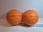 Lot 2 Little Tikes Foam Basketballs Used With Wear 4 5  