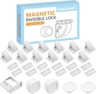 12 Pack Magnetic Cabinet Locks Baby Proofing - Child Safety Cabinet Latch Loc   