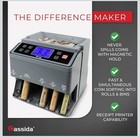 Cassida C300 Professional Usd Coin Counter  Sorter And Wrapper roller  300 Coins