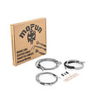 16  18  Ape Hangers Brake Line Clutch Cable Kit For Abs Harley Touring 2014-2016