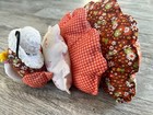 Handmade Stuffed Thanksgiving Turkey Doorstop Table Decor Plush Animal Door Stop