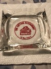 The Cottage Restaurant Nyc Vintage Glass Art Deco Ashtray  Rare Circa 1940