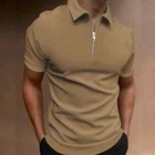 Men s Shirt Short Sleeve T-shirt Polo Plain Mens Shirts Heavyweight  20  Off 