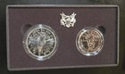1989-d Congressional Bicentennial 2-coin Set 90  Silver Dollar   Clad Half