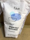 F a e Epsom Salt Lavender Scented Bath Salt Calming Relaxing Soak 32oz Lot Of 5