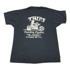 Rare Vintage 1987 Harley Davidson Eagle Single Stitch T-shirt Size Large Black L