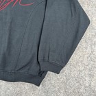 Vintage Nike Air Jordan Flight Sweatshirt Youth Large Black Pullover Graphic
