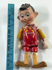 Vtg 1930 s Ideal 11  Walt Disney Pinocchio Wood Wooden Marionette Doll Toy