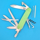 Custom Victorinox Huntsman Firefly Green Glow In The Dark Swiss Army Knife  91mm