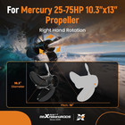 48-8m8026630 10 3 X 13  hub Kits Included  Aluminum Boat Propeller For Mercury 2