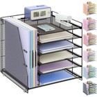  Desk Organizers And Accessories  6-tier Paper Organizer With File Holder  