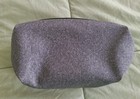 Tumi For Delta Small Black Zip Textured Pouch Toiletry Bag Nwot 