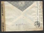 Egypt 1944 Triple Censored War Time Cover Dated 13 July  1944 Cairo To N y 