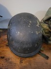 Vintage Us Army Military  gang Unit  Spp Pasgt Helmet With Liner   Webbing