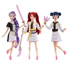 3pcs Gift Cosplay Kpop Demon Hunters Action Figures Mira Rumi Zoey Doll Toy Sp