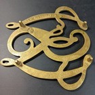 Virginia Metalcrafters George Washington Cypher Bicentennial Brass Trivet Gw Usa