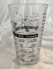 Vintage Libby Libbey Cocktail Mixed Drink Recipe Glass Bar Ware Barware Alcohol