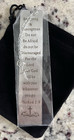 Christian Silver Bookmark Joshua 1 9  be Strong And Courageous       