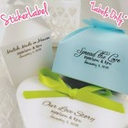 Personalized Wedding Labels Custom Stickers Party Favors Tags Baby Shower Clear