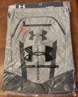 Under Armour Ua Undeniable Sackpack Drawstring Backpack Gray 1369220-012 Nwt