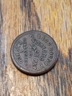 1863 Civil War Token Store Card C g  Bruce Cleveland Ohio Authorized War Claim
