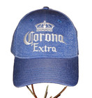 New Corona Extra Embroidered One Size Fits Most Blue Hat Cap