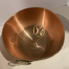 Vintage Copper Mixing Bowl Set With Brass Handles Set Of 2  Kd-4