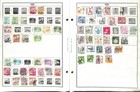 Korea Stamp Collection On 14 Harris Pages  1895-1982  bm 