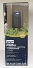 Hampton Bay Low Voltage 200w Digital Landscape Light Lighting Transformer Black