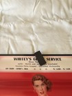 1960 Pin Up Calendar Whiteys Glass Service Detroit Michigan 15 3 4x 12