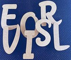 4 Inch Tall Wooden Letter Y Unfinished Craft  Wood Alphabet For Nursery