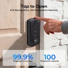 Video Smart Lock S398  4-in-1 Camera Doorbell Fingerprint Keyless Door Lock 