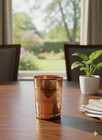 100  Pure Copper Vintage Heritage Water Glass Tumbler 300ml  pack Of 3 