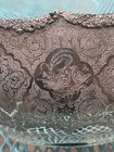 Antique Persian Large Fruit Bowl Qajar Tehran Silver Marked