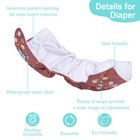 Newborn Cloth Diapers Pack Of 13 For 5-12lbs Preemie Girl  Cloth Diaper Cover   