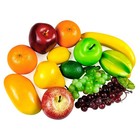 13-pcs Artificial Fruits  Fake Apples  Oranges  Grapes  Centerpiece Decor